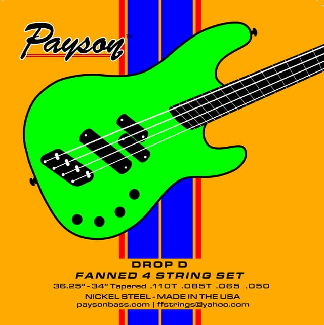Payson NS DROP D STANDARD - MULTI-SCALE 4 String Bass Set