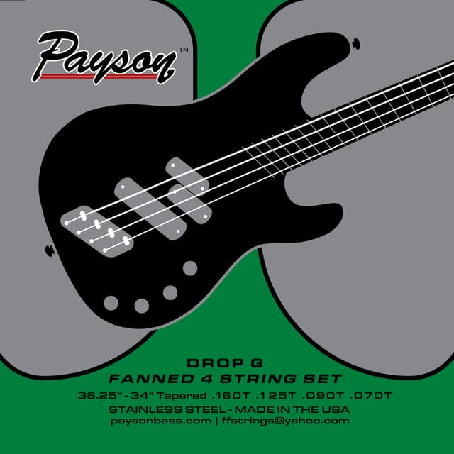 Payson SS DROP G STANDARD - MULTI-SCALE 4 String Bass Set