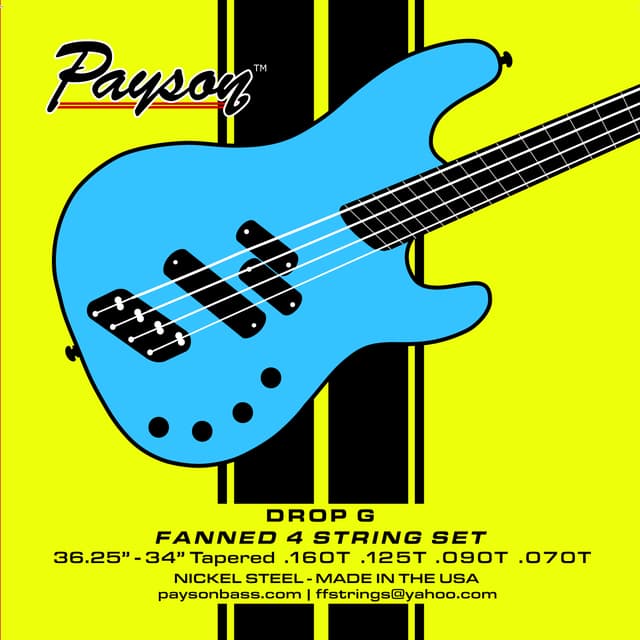 Payson NS DROP G STANDARD - MULTI-SCALE 4 String Bass Set